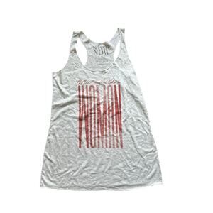 Shania Twain “Man! I Feel Like a Woman!” Gray Graphic Tank Top Size Small